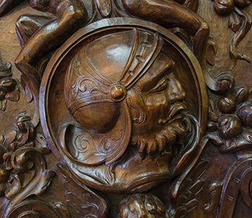 Grand Central Station Antiques - Hand Carved Face